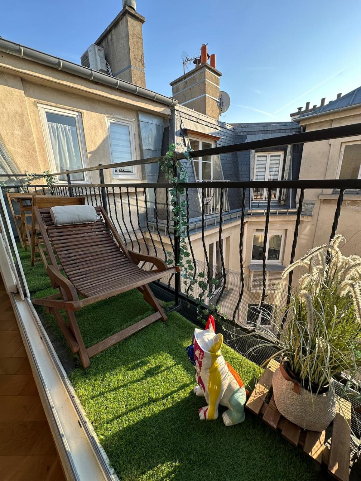 Apartment Beautiful Terrace Invalides And Fireplace